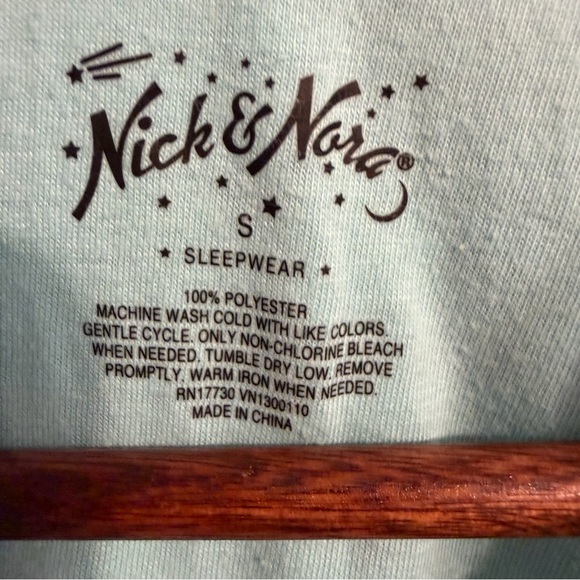 Nick & Nora Sock Monkey Cozy Novelty Fleece Pajama Winter Lounge Wear Size Small - Picture 2 of 10